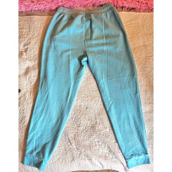 Ultrasoft Fleece Sweatpants Tek Gear Womens Large Light Blue Cozy Lounge Joggers - Picture 3 of 7